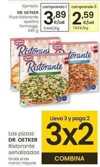 Oferta de Dr Oetker - Pizza Ristorante Quattro Formaggi por 3,89€ en Eroski