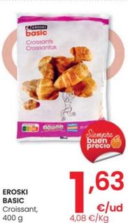 Oferta de Eroski Basic - Croissant por 1,63€ en Eroski