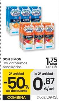 Oferta de Don Simón - Los Lactozumos por 1,75€ en Eroski