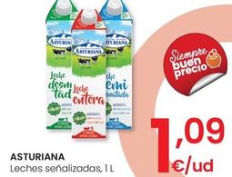 Oferta de Asturiana - Leches por 1,09€ en Eroski
