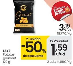 Oferta de Lay's - Patatas Gourmet por 3,19€ en Eroski