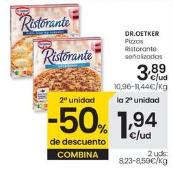Oferta de Dr Oetker - Pizzas Ristorante por 3,89€ en Eroski
