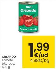 Oferta de Orlando - Tomate Triturado por 1,99€ en Eroski