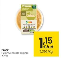 Oferta de Eroski - Hummus Receta Original  por 1,15€ en Eroski