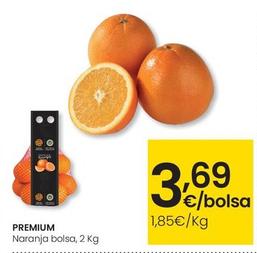 Oferta de Premium - Naranja Bolsa por 3,69€ en Eroski