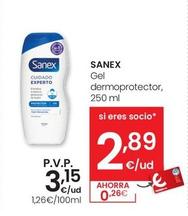 Oferta de Sanex - Gel Dermoprotector por 3,15€ en Eroski