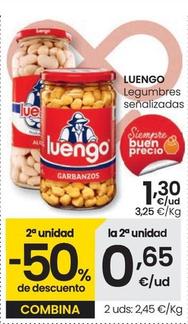 Oferta de Luengo - Legumbres Señalizadas por 1,3€ en Eroski