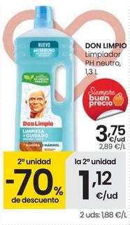 Oferta de Don Limpio - Limpiador PH Neutro por 3,75€ en Eroski