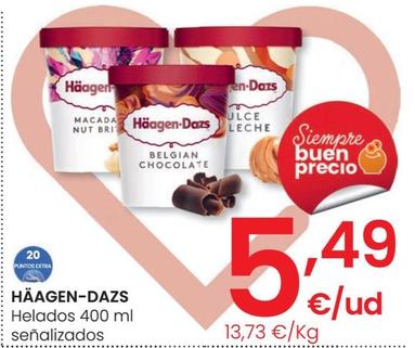Oferta de Häagen-dazs - Helados por 5,49€ en Eroski