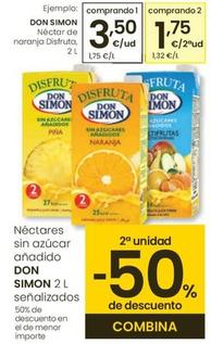 Oferta de Don Simón - Nectares Sin Azucar Anadido por 2,29€ en Eroski