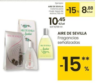 Oferta de Aire De Sevilla - Colonia Para Mujer Agua De Azahar por 10,45€ en Eroski