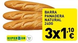 Oferta de Pan por 1,1€ en Hiperber