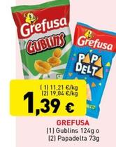 Oferta de Snacks por 1,39€ en Hiperber