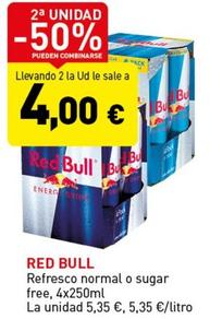 Oferta de Bebida energética por 5,35€ en Hiperber