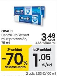 Oferta de Oral B - Dental Pro-Expert Multiproteccion por 3,49€ en Eroski
