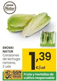 Oferta de Eroski Natur - Lechuga por 1,39€ en Eroski