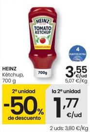 Oferta de Heinz - Ketchup por 3,55€ en Eroski