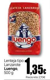 Oferta de Luengo - Lenteja Tipo Lanzarote por 1,35€ en Unide Market