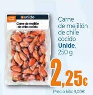 Oferta de Unide - Carne De Mejillón De Chile Cocido por 2,25€ en Unide Supermercados