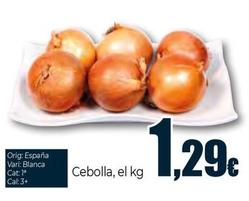 Oferta de Cebolla por 1,29€ en Unide Supermercados