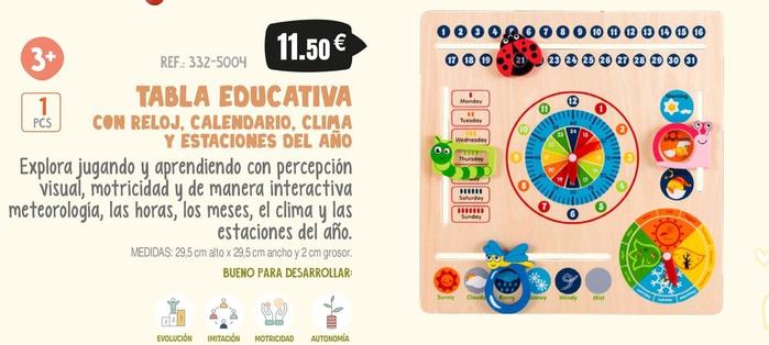 Oferta de Tabla Educativa por 11,5€ en Juguetilandia