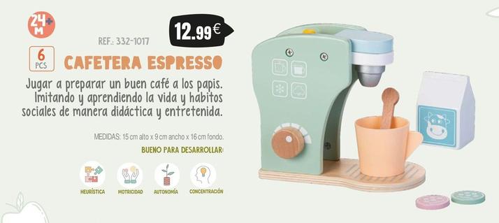 Oferta de Cafetera Espresso por 12,99€ en Juguetilandia