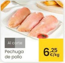 Oferta de Pechuga De Pollo por 6,25€ en Eroski