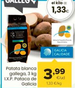 Oferta de Patata Blanca Gallega por 3,99€ en Autoservicios Familia