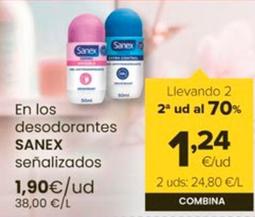 Oferta de Sanex - En Los Desodorantos por 1,9€ en Autoservicios Familia