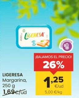 Oferta de Ligeresa - Margarina por 1,25€ en Autoservicios Familia