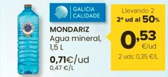 Oferta de Mondariz - Agua Mineral por 0,71€ en Autoservicios Familia