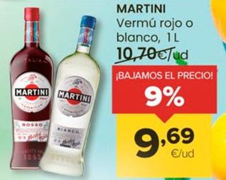 Oferta de Martini - Vermu Rojo O Blanco por 9,69€ en Autoservicios Familia