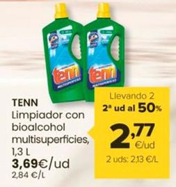 Oferta de Tenn - Limpiador Con Bioalcohol Multisuperficies por 3,69€ en Autoservicios Familia