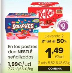 Oferta de Nestlé - En Los Postres Duo por 1,99€ en Autoservicios Familia