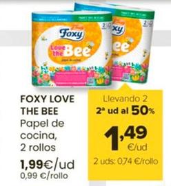 Oferta de Foxy - Papel De Cocina 2 Rollos por 1,99€ en Autoservicios Familia
