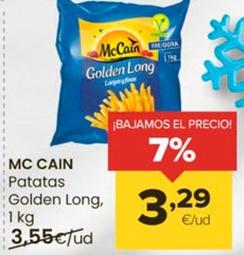 Oferta de Mccain - Patatas Golden Long por 3,29€ en Autoservicios Familia