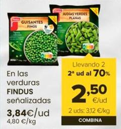 Oferta de Findus - En Las Verduras por 3,84€ en Autoservicios Familia