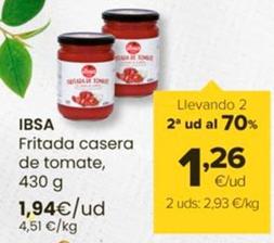 Oferta de Ibsa - Fritada Casera De Tomate por 1,94€ en Autoservicios Familia