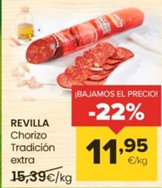Oferta de Revilla - Chorizo Tradicion Extra por 11,95€ en Autoservicios Familia