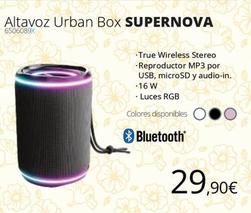 Oferta de Altavoz Urban Box Supernova por 29,9€ en Ecomputer