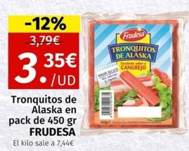 Oferta de Frudesa - Tronquitos De Alaska por 3,35€ en Maskom Supermercados