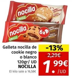 Oferta de Nocilla - Galleta De Cookie Negro O Blanco por 1,99€ en Maskom Supermercados