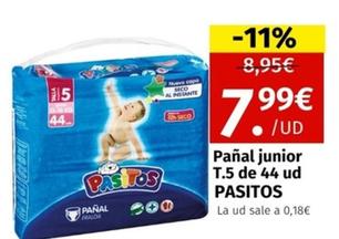 Oferta de Pasitos - Panal Junior por 7,99€ en Maskom Supermercados