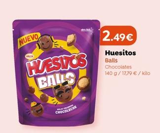 Oferta de Huesitos - Balls Chocolates por 2,49€ en Maskom Supermercados