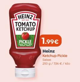 Oferta de Heinz - Ketchup Pickle por 1,99€ en Maskom Supermercados