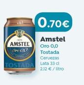 Oferta de Amstel - Cervezas Lata por 0,7€ en Maskom Supermercados