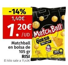 Oferta de Risi - Matchball En Bolsa por 1,2€ en Maskom Supermercados