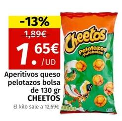 Oferta de Cheetos - Aperitivos Queso Pelotazos por 1,65€ en Maskom Supermercados