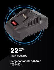 Oferta de Ratio - Cargador Rapido 2/6 Amp por 22,27€ en Cadena88
