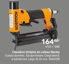 Oferta de Stanley - Clavadora Minipins Sin Cabeza  por 164,46€ en Cadena88